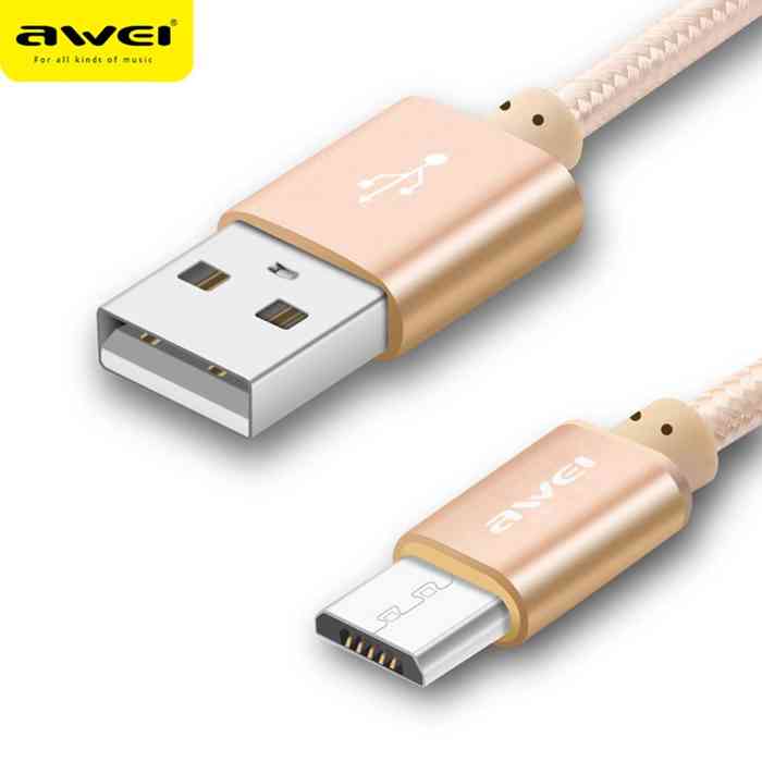 Awei Cl-10 30cm usb to micro fast data cable